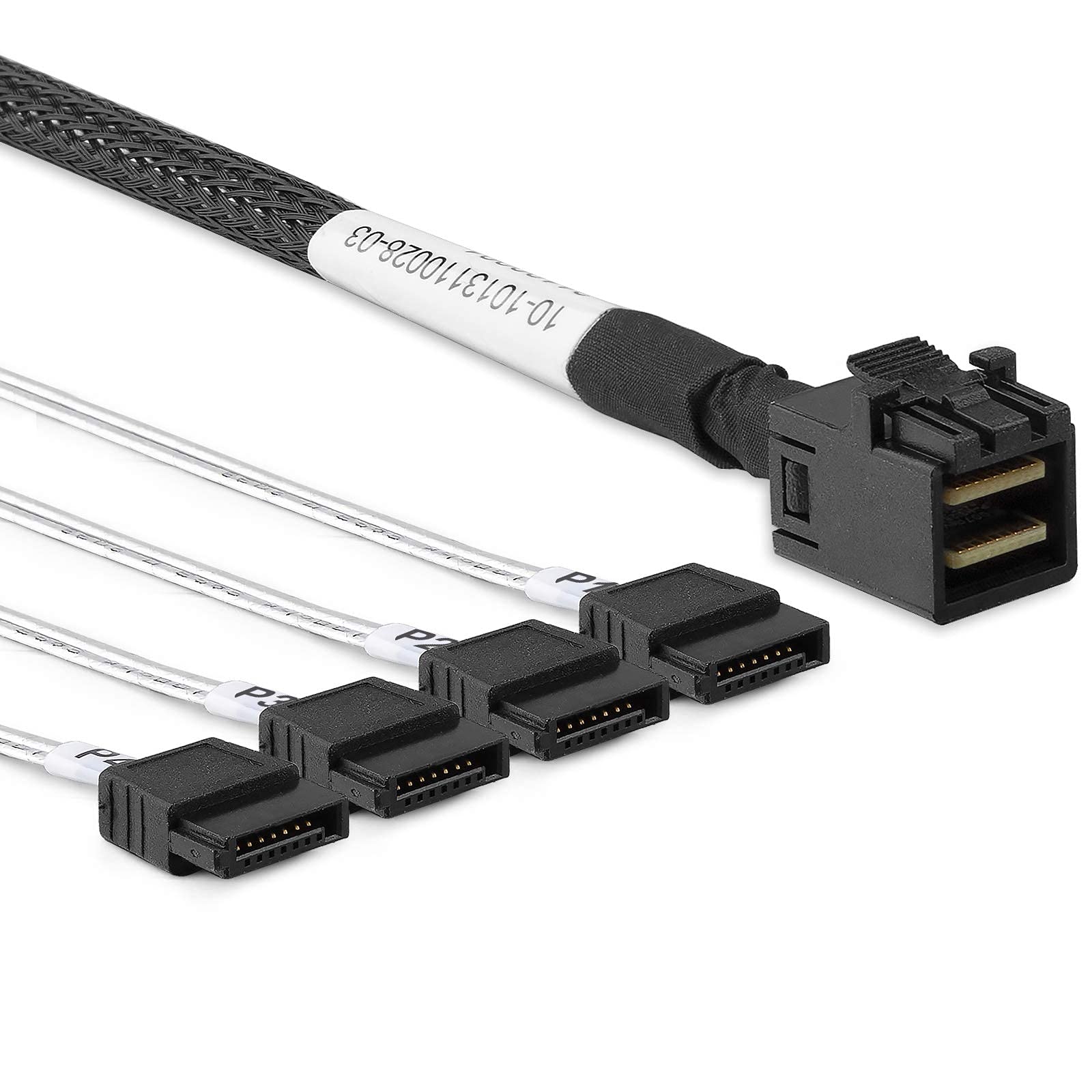 Alwong 6G Internal MiniSAS HD SFF-8643 to 4X SATA