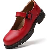 XMM Mary Jane Shoes Women Flat Mary Janes for Womens Comfort Dressy Casual School Cute Non-Slip Work Shoes