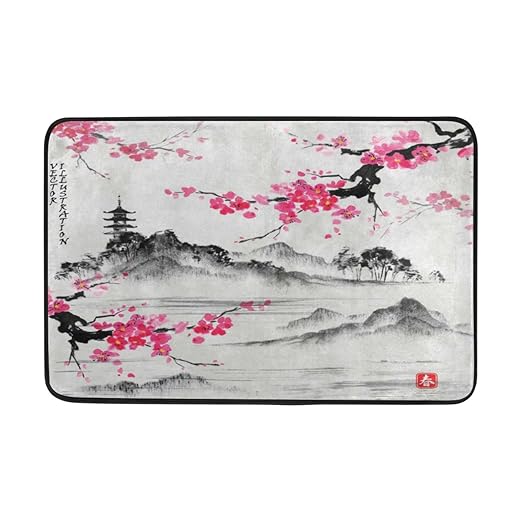 Use7 Japonais Peinture à Lhuile Fleurs De Cerisier Sakura