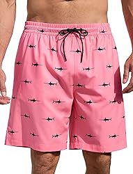 Lzzidou Men's Swim Trunks Mesh Lining Bathing Suit