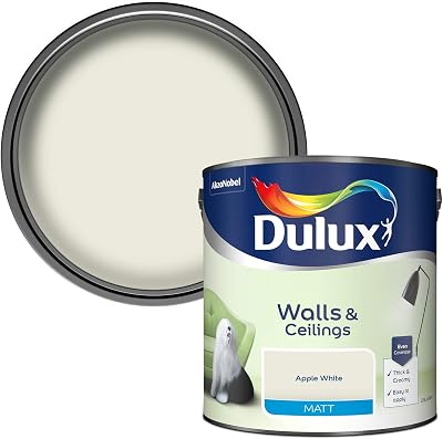 Dulux Du Matt Apple White 2.5 l Interior Emulsion Paint Duo Matt