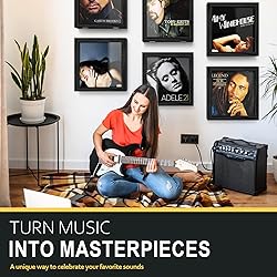 Emfogo 2 Pack Vinyl Record Frame, Album Frames for
