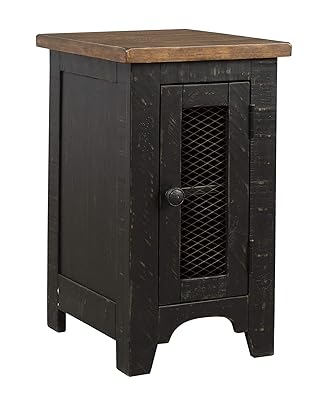 Signature Design by Ashley Valebeck Chair Side End Table Black/Brown