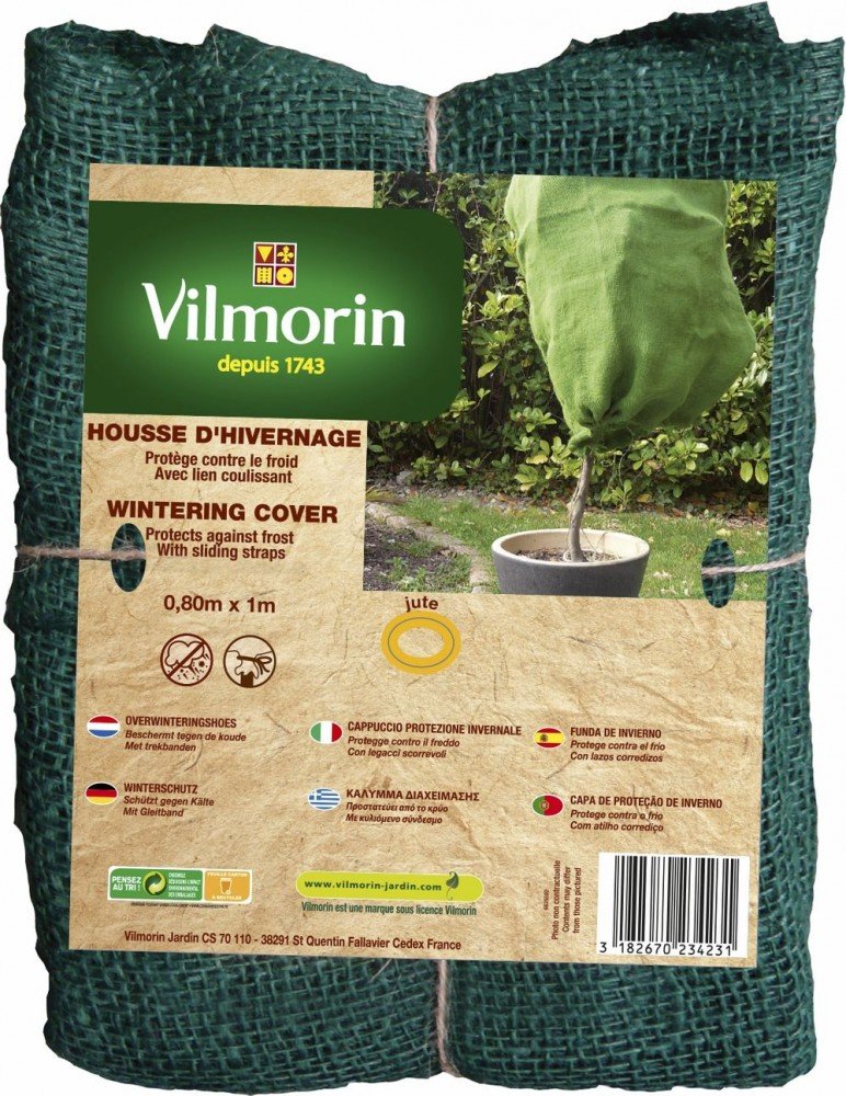 Green Jute Winter Cover 0.80 m x 1 m