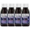 Sambucol Black Elderberry Syrup - Sambucus Elderberry Syrup, Black Elderberry Liquid, Immune Support for Kids and Adults, High Antioxidants, Gluten Free - Original Formula, 4 Fl Oz, 4-Pack