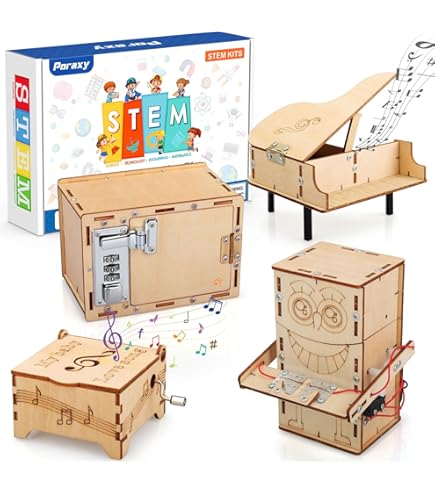 9-in-1 STEM Science Kit For Kids 8-13 - Robot Building Kits Educational Engineering Toys
