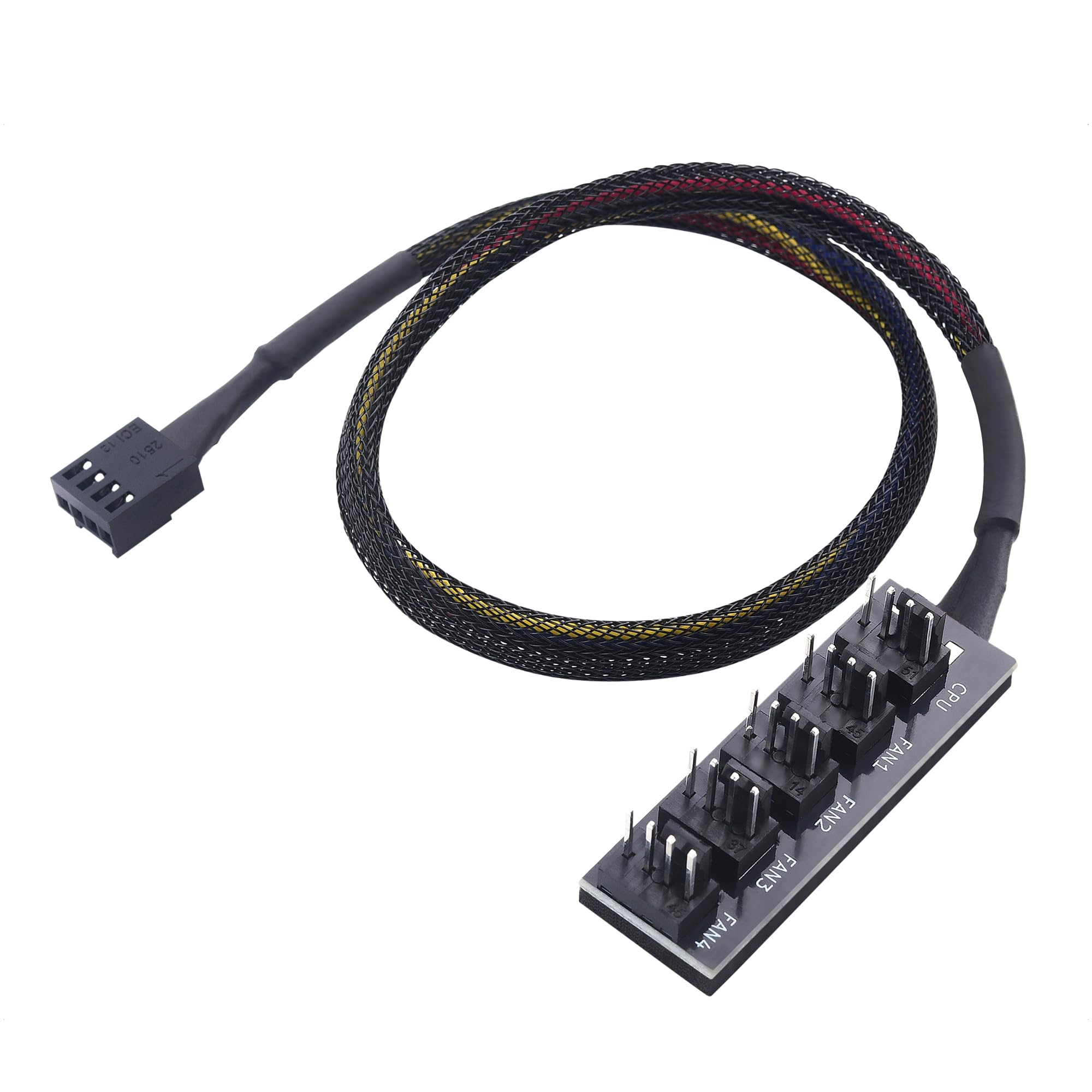 Cable Matters PC Case PWM Fan Hub, PC Fan Hub, 1-to-5 Way PWM Splitter with 16-Inch Cable