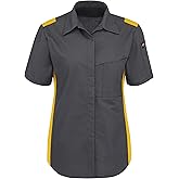 Red Kap Womens Short Sleeve Performance Plus Shop Shirt with Oilblok Technology