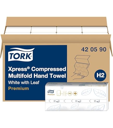 Amazon.com: Tork Xpress Compressed Multifold Hand Towel White H2