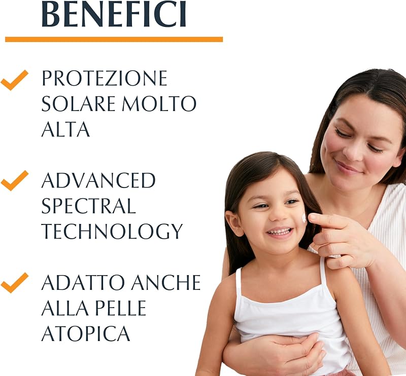 Sensitive Protect Kids Trigger Spray SPF 50+ 200 ml, Crema solare 50+ bambini con filtri UV, Protezione solare 50+ bambini spray resistente all'acqua e adatta per pelle sensibile