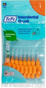 TePe Interdental Brushes Original Orange 0.45 mm Pack of 8