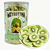 Dehydrated Dried Kiwi Slices, 7.05oz(200g) Resealable Jar | No Sugar Added Gluten-Free Snacks | Pure Fruit Snack | Portable Snacking For Kids & Adults| Perfect for Trail Mix, Yogurt, Baking
