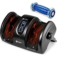 LifePro Calf Massager With 2 Heat Levels -Lightweight Foot Massager Machine -360° Adjustable Leg & Feet Massage with Remote C