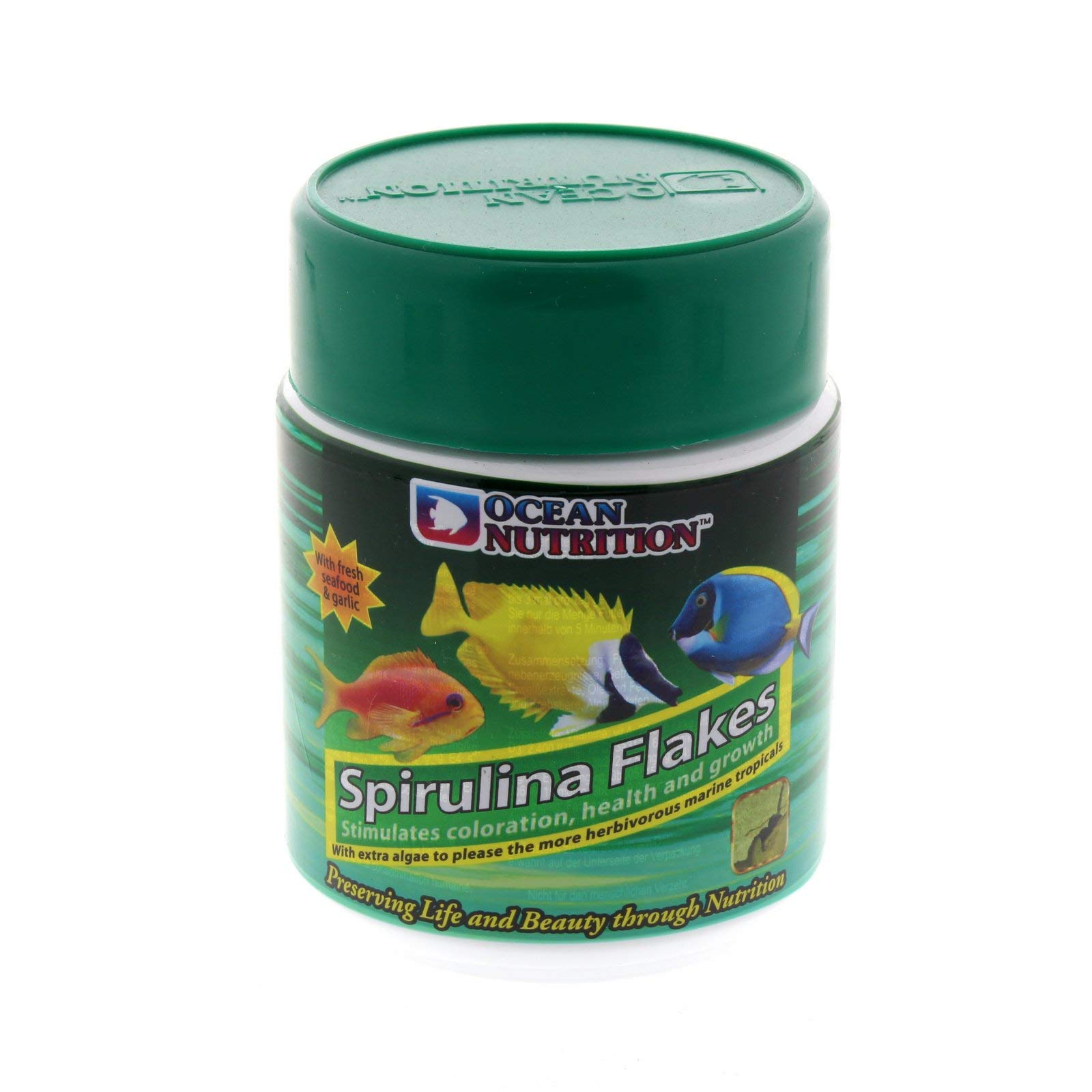 Ocean Nutrition Spirulina Flakes 1.2-Ounces (34 Grams) Jar
