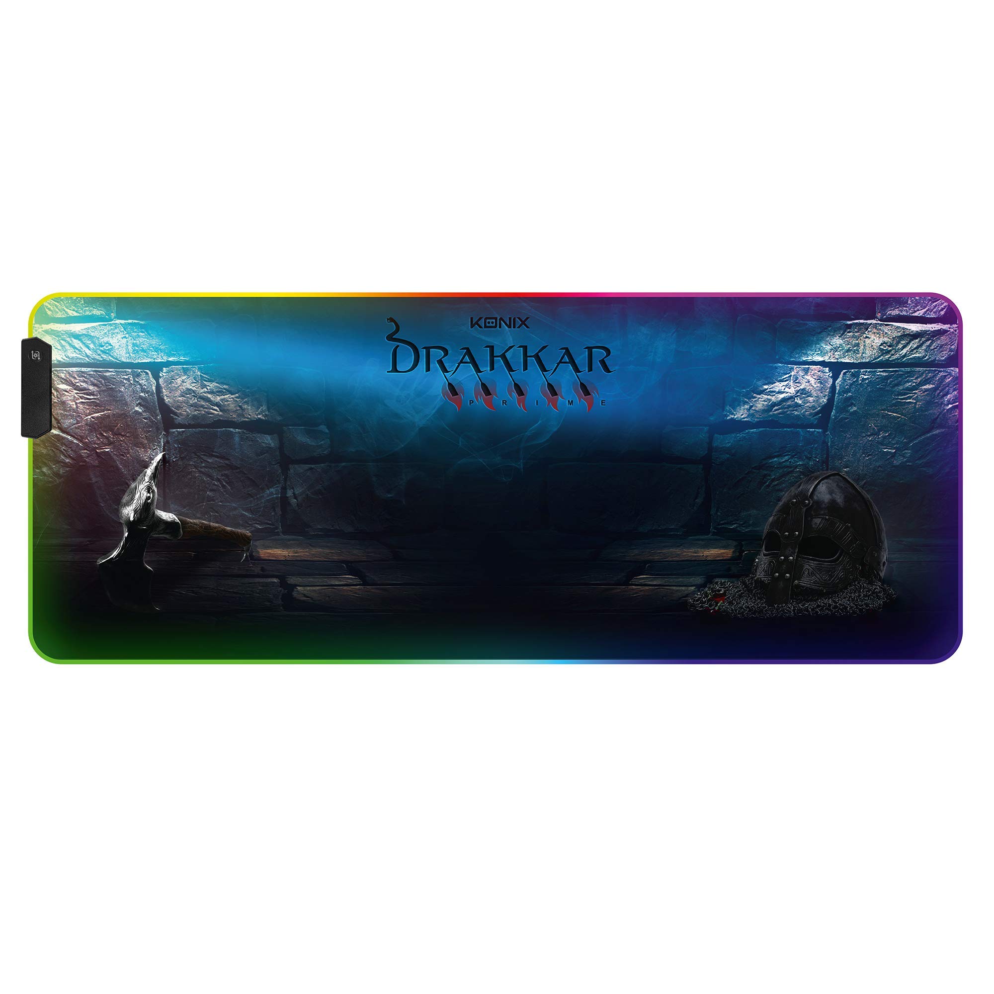 Drakkar RGB Mouse Pad XL with Changing Lights — image 1