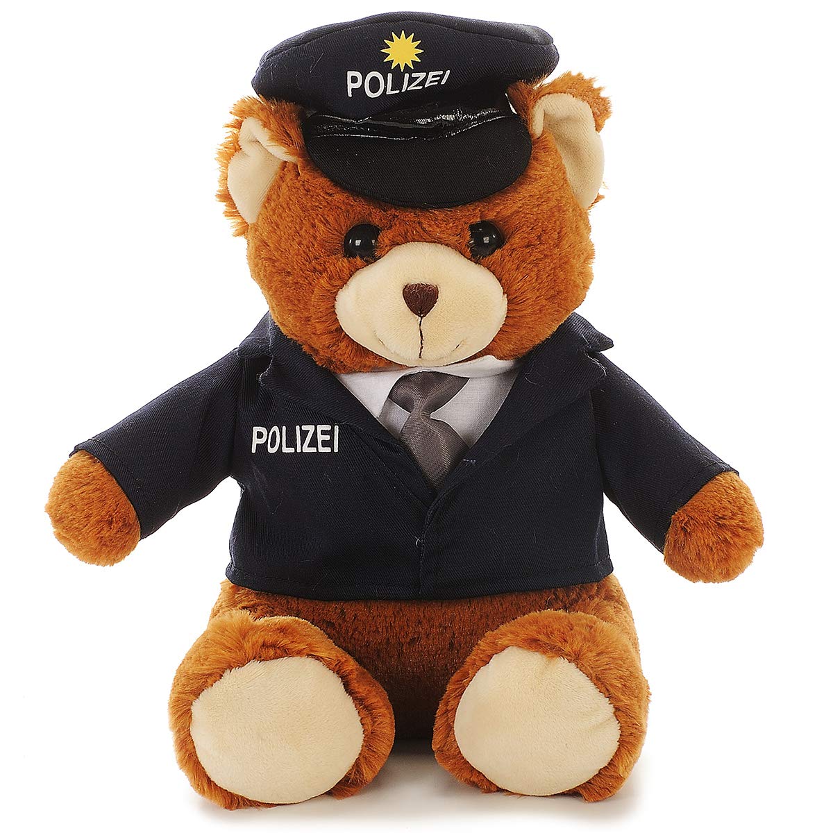 Euro Souvenirs Cuddly Policeman Bear Plush Toy, Soft Stuffed Toy, Fireman, Doctor, Bear Policeman