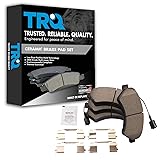 TRQ Front Brake Pads Ceramic Compatible with