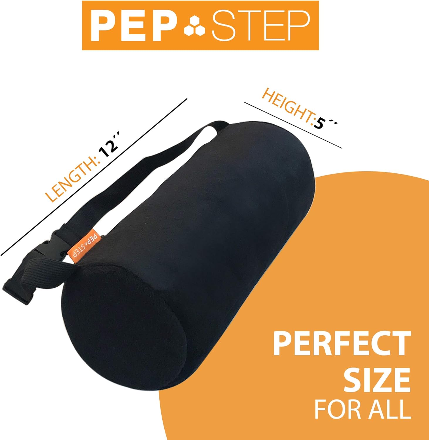Cooling Gel Memory Foam Lumbar Support Pillow for Office Chair and Car Seat | Back Pillow for Lower Back Pain Relief | Roll Pillow Washable Ventilate Mesh | Adjustable Strap Belt | Ergonomic Design: Kitchen & Dining