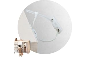 KUWSEIY 8 Pack Furniture Anchors, Anti-Tip Furniture Wall Anchor Straps for Baby Proofing, Adjustable Safety Furniture Wall Anchor Earthquake Straps for Baby, Kids, Dogs, Cabinet, Bed, Shelf