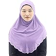 Modest Beauty Instant Hijab Scarf for Women Muslim Women Clothing Headscarf for Girls with Czech Rhinestone