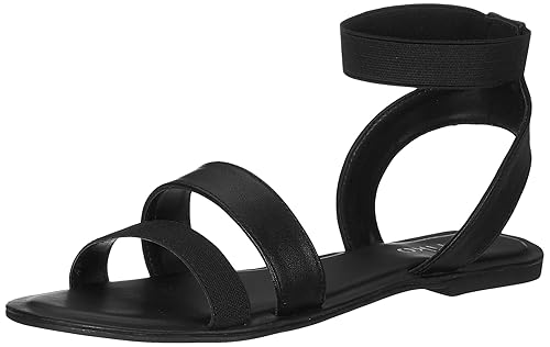 amazon black flat sandals