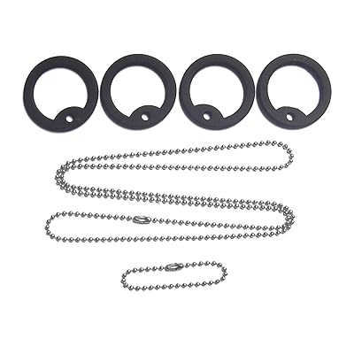 Dog Tag Tune-up Repair Kit Silencers &amp; Stainless Chains 27" &amp; 4.5"&quot