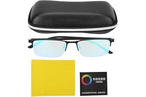 LIANGLIDE Color Blind Correcting Glasses for Men & Women - Red Green Color Blindness Glasses with Storage Box
