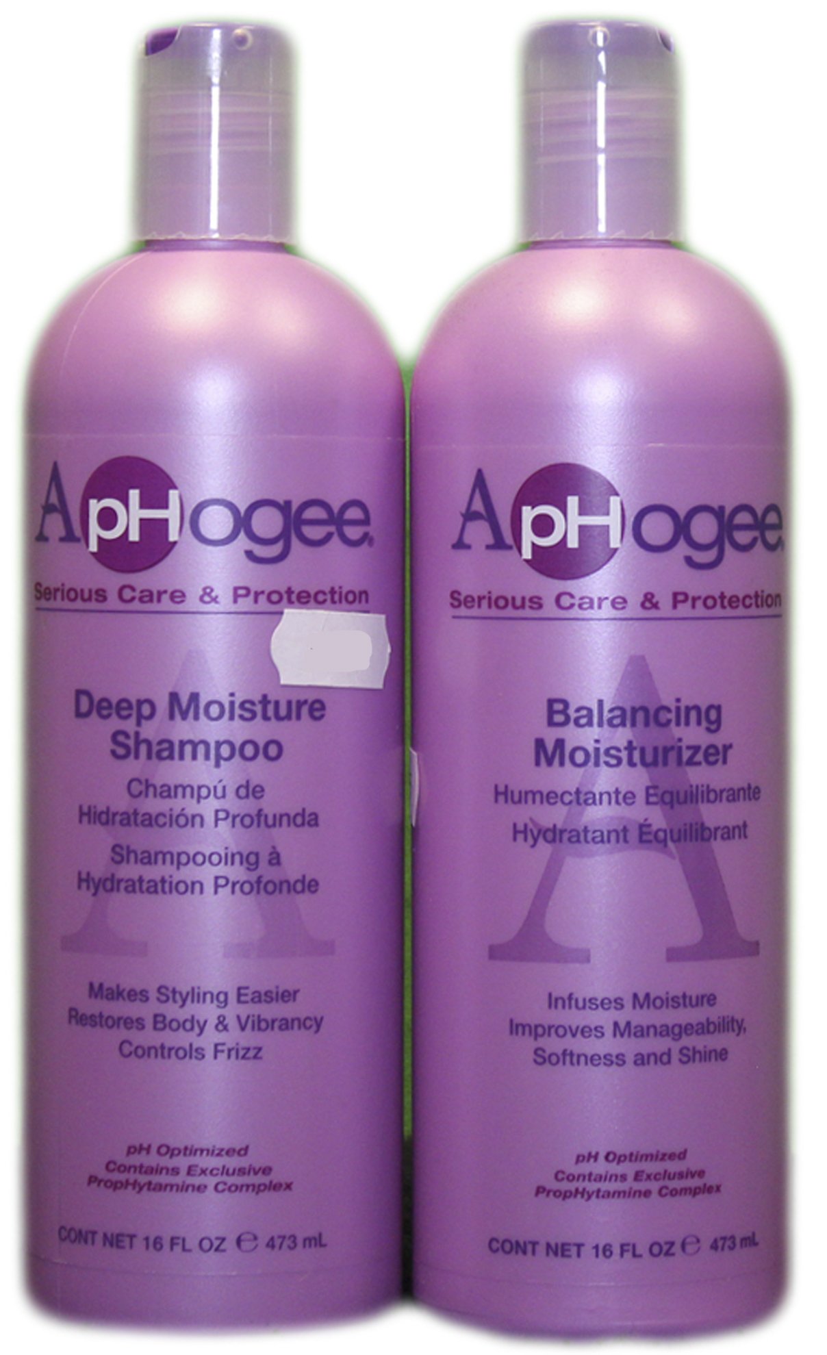 ApHogee Deep Moisture Shampoo and Balancing Moisturizer