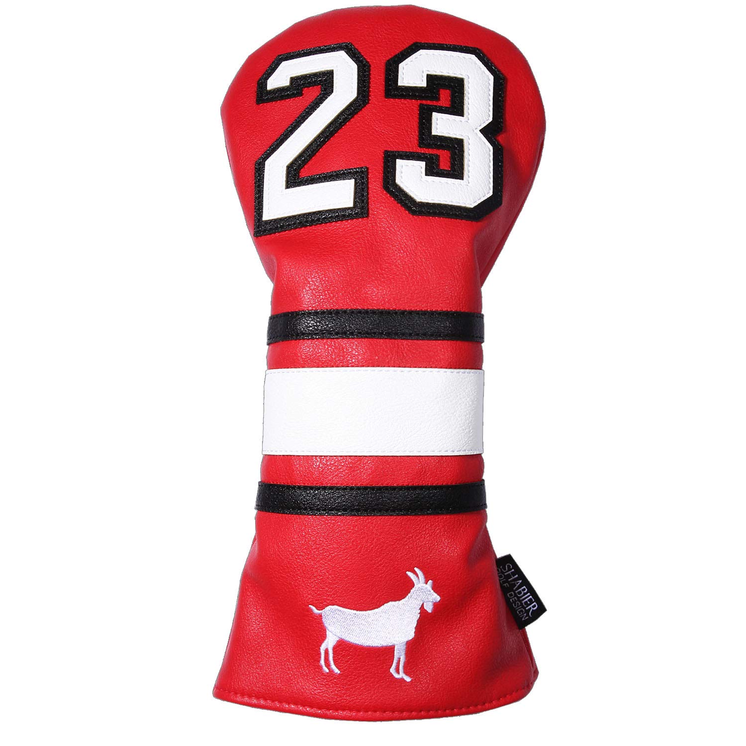 SHABIER Golf Sports Style Golf Wood Club Headcover Driver Cover for Taylormade M5 M6 Driver (Red 23 Driver Cover)