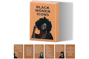 SINCEREZ Affirmation Cards for Blcak Women- 30 positive affirmations cards, Daily Affirmations for Women, Inspirational &Positive Cards with Mindfulness Quotes | Motivational Cards for Meditation & Self Care｜Spiritual AF Cards With Quotes