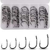 70pcs Fishing Live Bait Hooks Kit 2X Strong Jigging Assist Hooks Saltwater | Stainless Steel, Sharp and Strong Bait Hooks