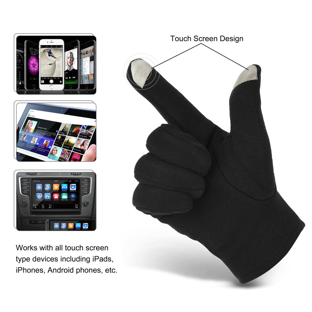 Vbiger Unisex Touch Screen Gloves Winter Texting Mittens Cold Weather Gloves