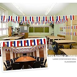 Netherlands Dutch String Flag Pennant Banner, Small