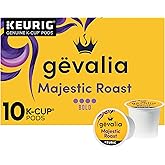 Gevalia Majestic Roast Bold Roast K‐Cup Coffee Pods, 10 ct Box