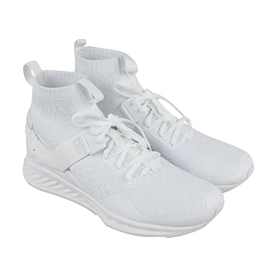 puma ignite evoknit all white