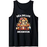 Dia De Los Muertos Day Of The Dead Sugar Skull Tank Top