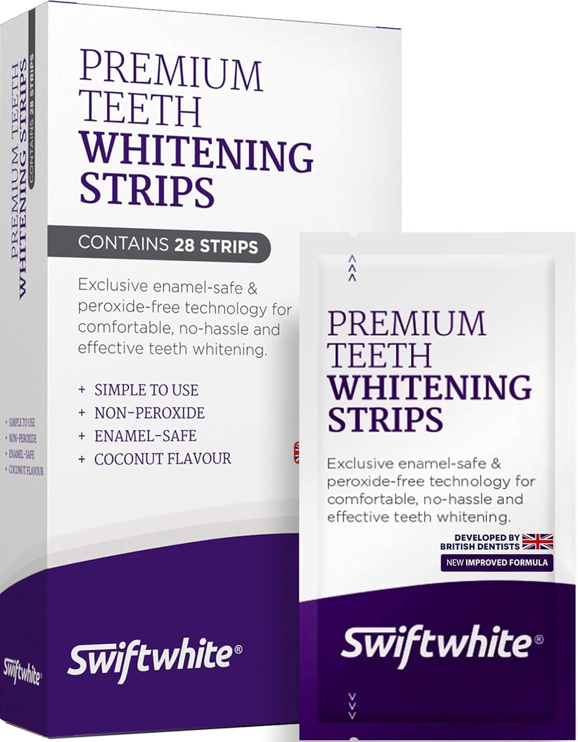 Teeth Whitening Strips, Fast Results & No Sensitivity, Superior Than