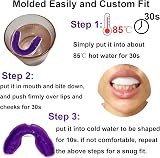 Bekindpro 2 Pcs Youth Mouth Guard with Case for Rugby Hockey Boxing view 7