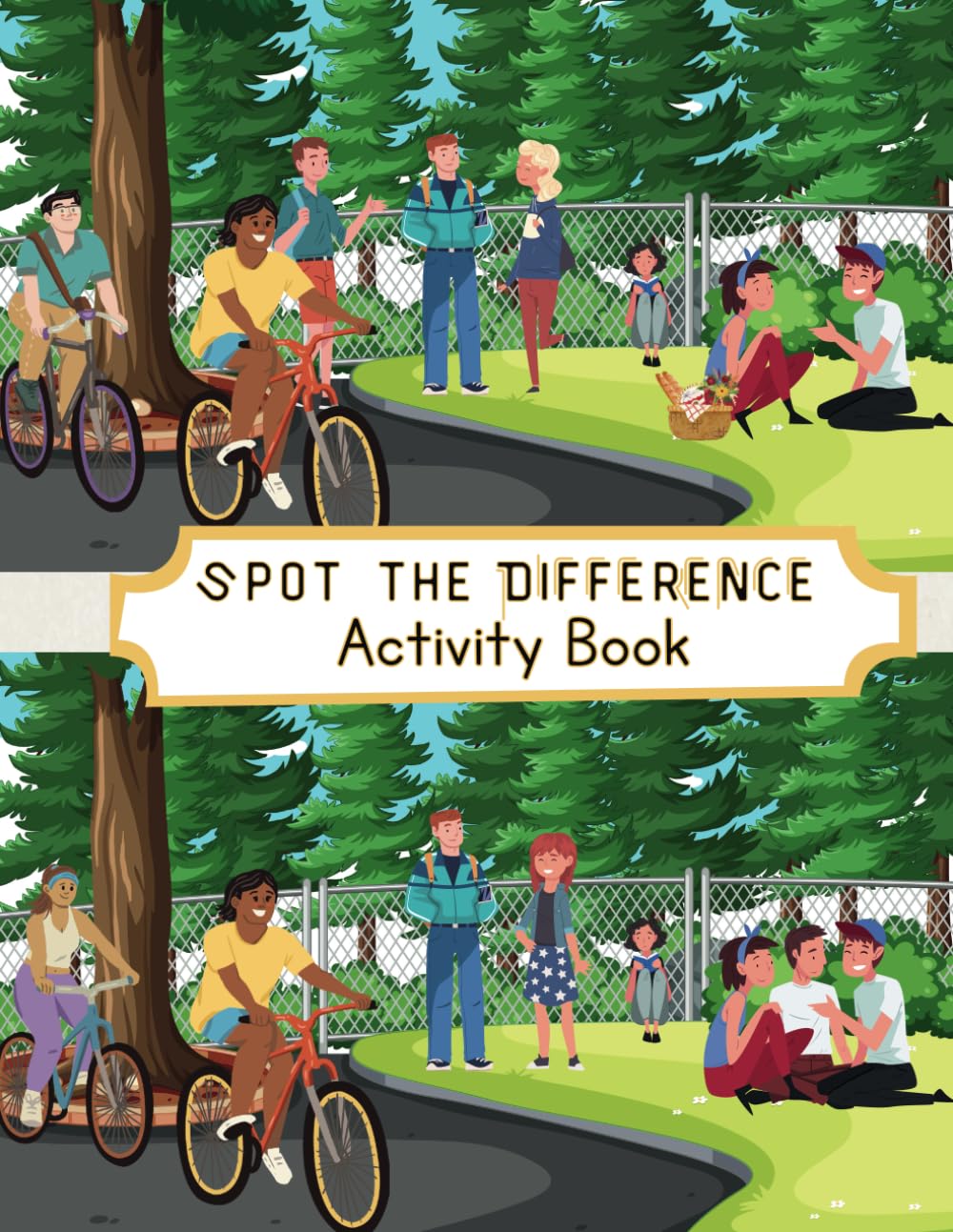 Mua Spot the Difference Activity Book: Find the Difference Puzzles for ...