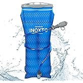 INOXTO 1.5L/2L/3L Hydration Bladder, Water Bladder with Water Reservoir Hose Insulator & High Flow Bite Valve for Hiking Backpack, Leak Proof 1.5/2L/3L Water Reservoir for Camping Cycling Running