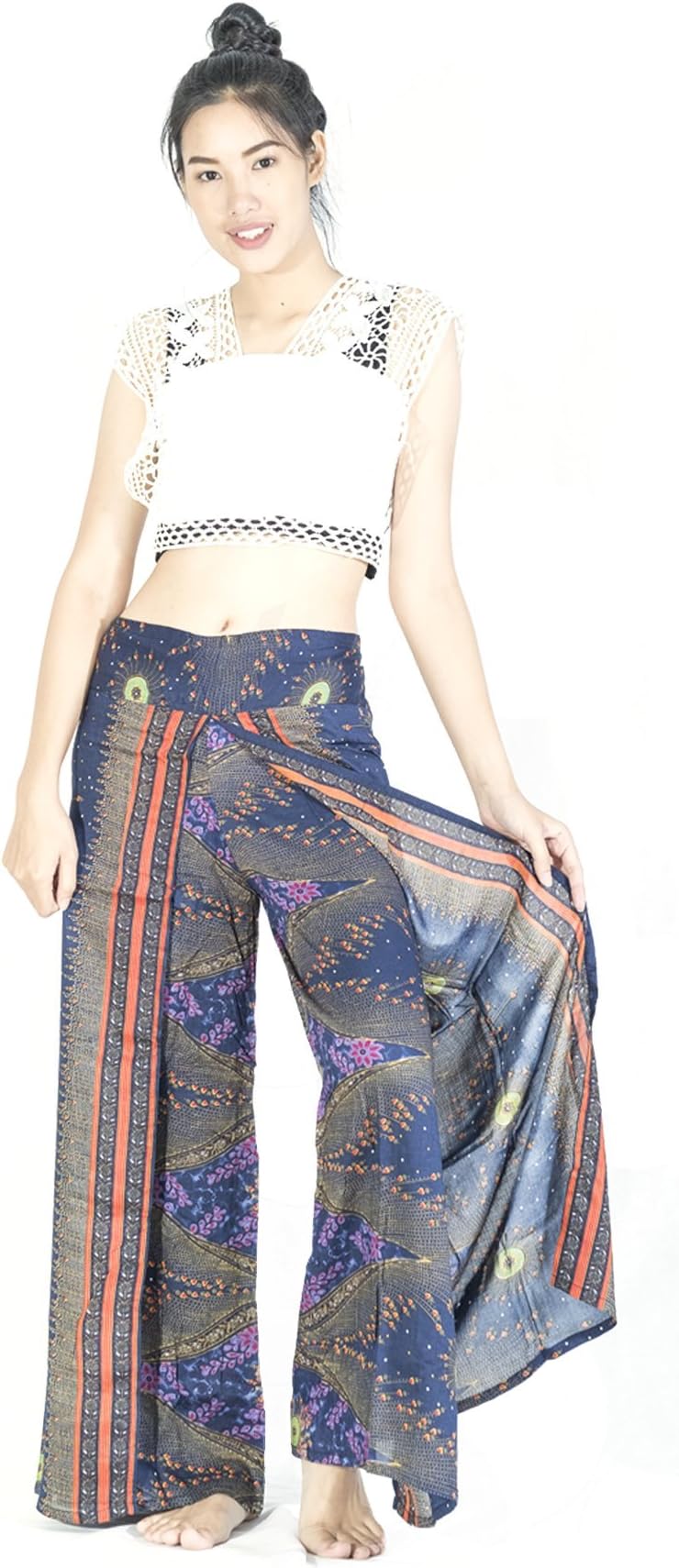 Cotton Rose, Wrap Pants, Palazzo Pants for Women Petite, Cullotes for Women, Buddha Pants, Gypsy Pants, Hippie Pants