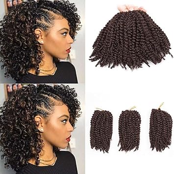 Amazon Com Beautygrace Pack Of 3 Marlybob Crochet Braids Hair