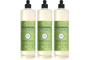 MRS. MEYER'S CLEAN DAY Liquid Dish Soap, Biodegradable Formula, Limited Edition Iowa Pine, 16 fl. oz - Pack of 3