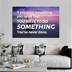 Inspirational Quote Canvas Wall Art Inspiring Words