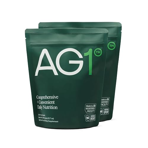 AG1 Greens Powder Supplement | Improve Gut Health | Multivitamin ...