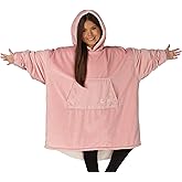 THE COMFY Original Jr for Kids | Oversized Sherpa Fleece Wearable Blanket with Hood & Pocket | Seen on Shark Tank