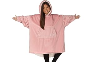 THE COMFY Original Jr for Kids | Oversized Sherpa Fleece Wearable Blanket with Hood & Pocket | Seen on Shark Tank