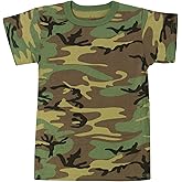 Rothco Kids Camo T-Shirt – Comfortable Outdoor Camouflage Short Sleeve Crew Neck Tee Shirt