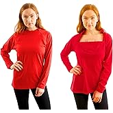 Inspired Comforts Women's Chemo Port Access Long Sleeve Shirt with Dual Zip Access