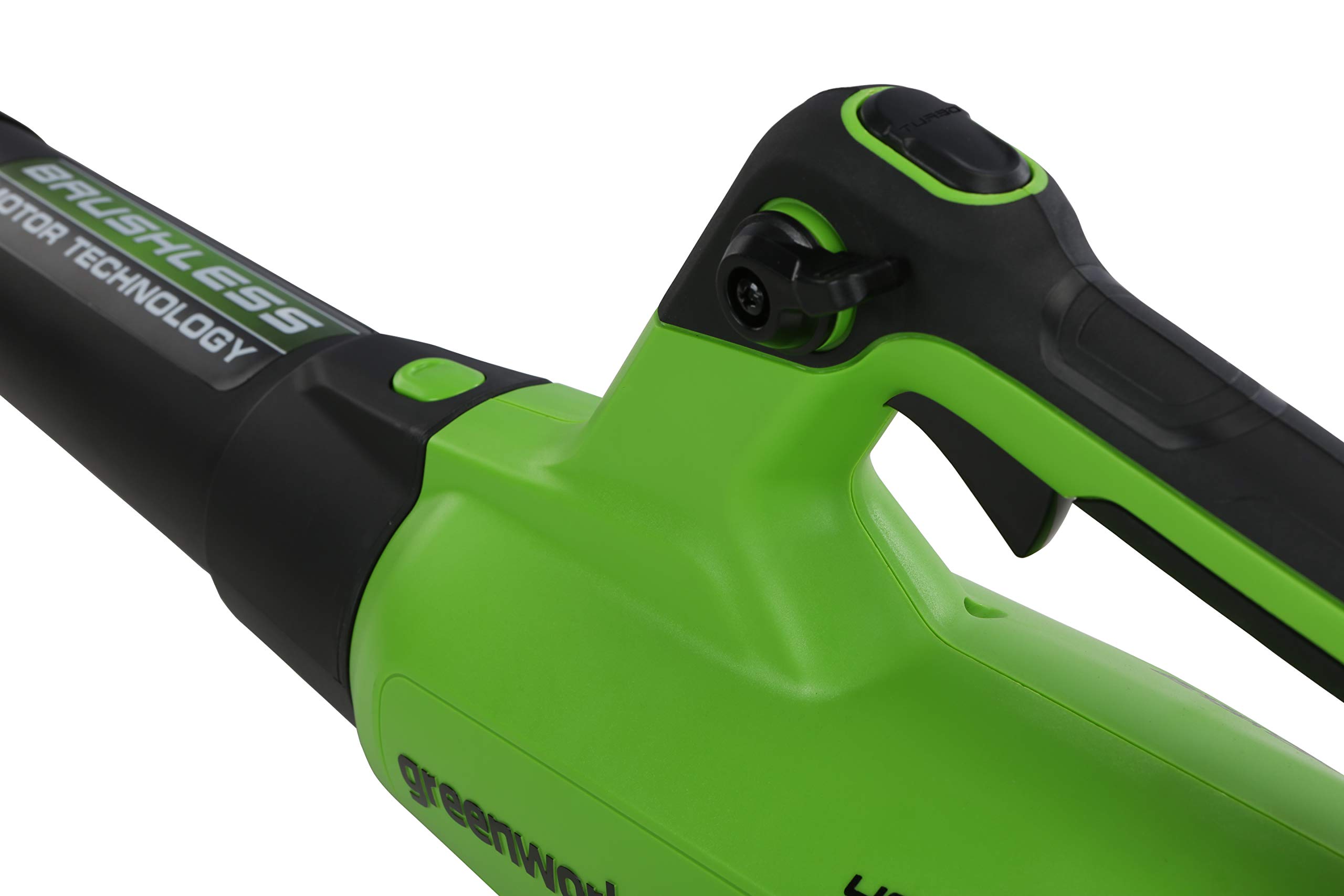 Greenworks 40V (550 CFM / 130 MPH) Brushless Axial Leaf Blower 4Ah USB
